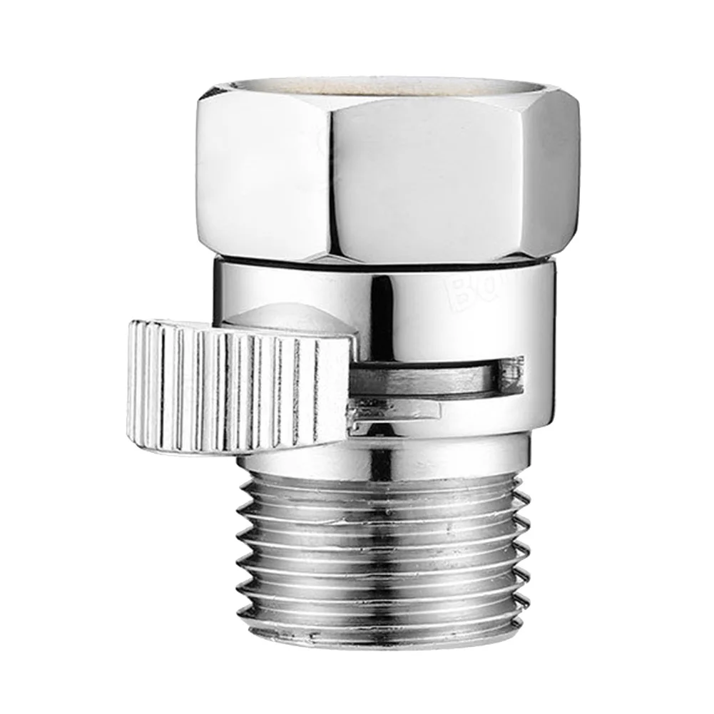 

Shut Off Stright Through Bath Accessory Showering Switch Anti Leakage Junction Easy Install Brass Water Control Valve