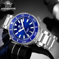 addies dive 2021 new mens 1000m diving watch blue dial super luminous watch 316l stainless steel strap men automatic watches