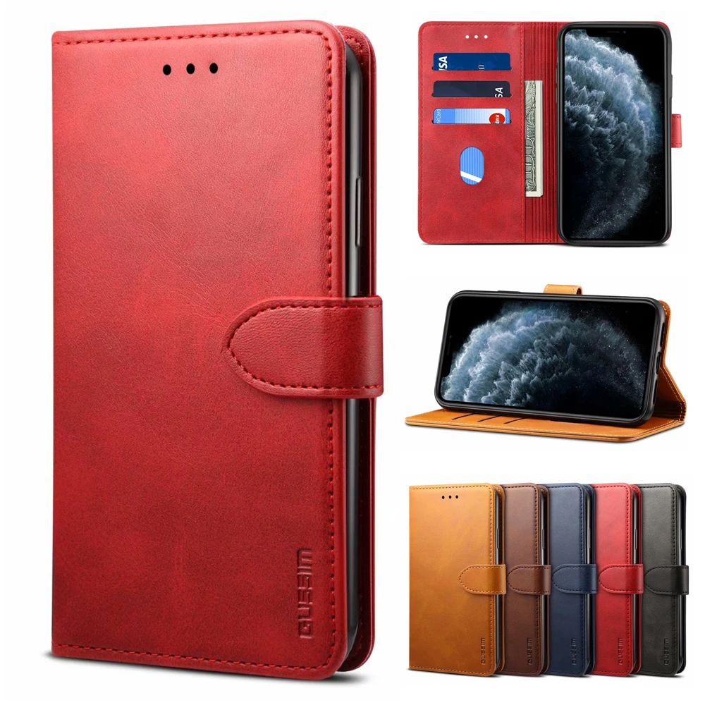 

Luxury Leather Magnetic Flip Case For iphone 12 13 11 11 Pro Max Xr Xs Max X Wallet Cover For iphone 8 7 6 6Plus SE 2020 Coque