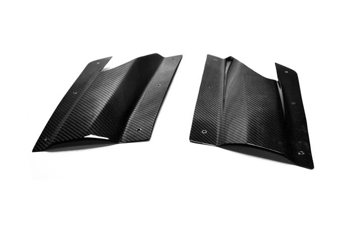 GT R VER VRS стиль углеродное волокно задняя юбка боковая воздушная крышка комплект