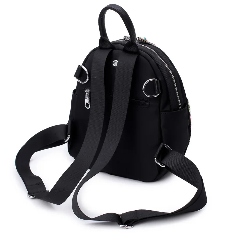 Модный рюкзак с 3D стрекозой Женская винтажная маленькая сумка цветами