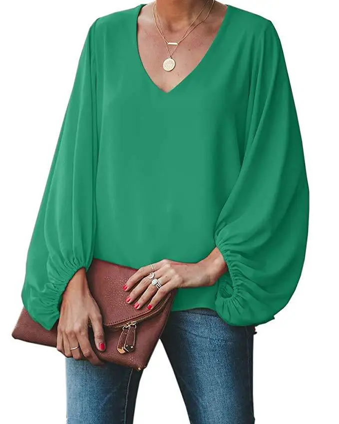 

Plus Size Shirt 5xl 4xl Women Oversize Chiffon Blouse Blusa Verde Blusas Mujer Largas Tallas Grande Grote Maten Dames Kleding