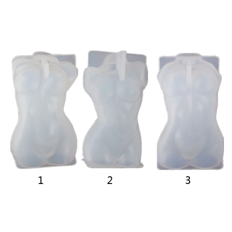 

Model Body Stand Ornaments Resin Mold The Human Body Art Home Decor Female Body Silicone Resin Casting Mold Art Crafts HX6F