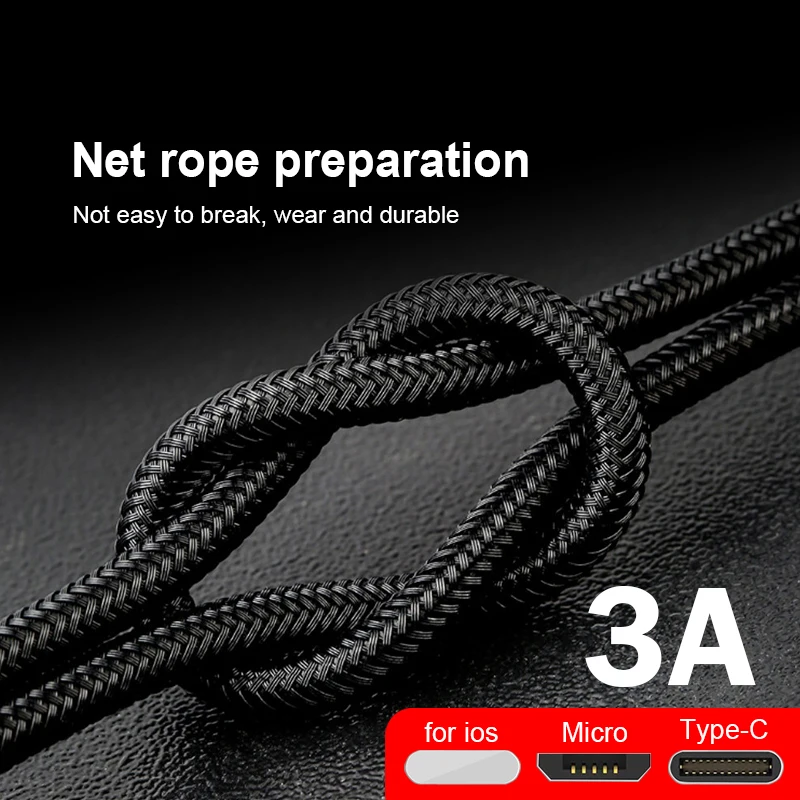 Магнитный USB кабель для быстрой зарядки usb type C зарядный Micro данных мобильного