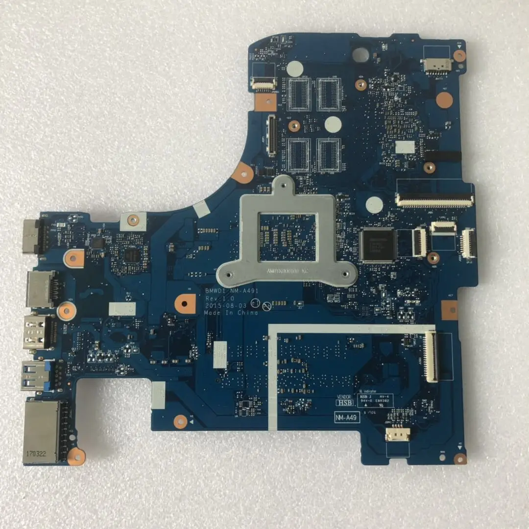 Для NM A491 материнская плата mãe do ноутбук для lenovo ideapad 300 17isk оригинальная I5 6200U 100%