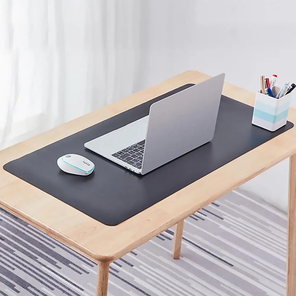 

Double-side Portable Large Mouse Pad Gamer Waterproof PU Leather Suede Desk Mat Computer Mousepad Keyboard Table Cover for Dota