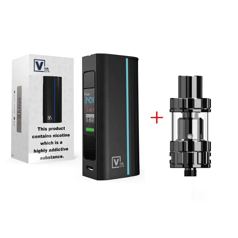 Подарок на бретелях! Vape мод электронная сигарета Move Grand TC 80 Вт коробка мод подходит атомайзер 510 нить 18650 батарея(без батареи