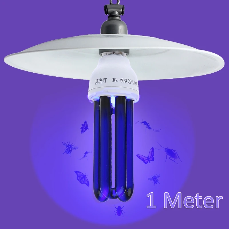 E27 15/20/30/40W UV ультрафиолетовые люминесцентные Black светильник CFL Bulb Lamp 220V | Освещение