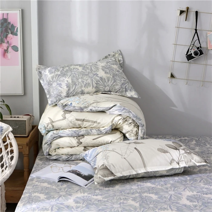 

Custom Printed Duvet Cover 3pcs Quilt Cover Pillowcases Bedding Set King Size Comforter Cover Single Double Bedclothes Polyester