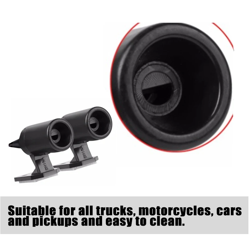 2Pcs Car Safety Alert Device Deer Warning Whistles for Volvo XC60 XC90 V70 S80 S60 Audi A3 A4 B6 B8 B7 B5 A6 C5 C6 Q5 A5 Q7 - купить по