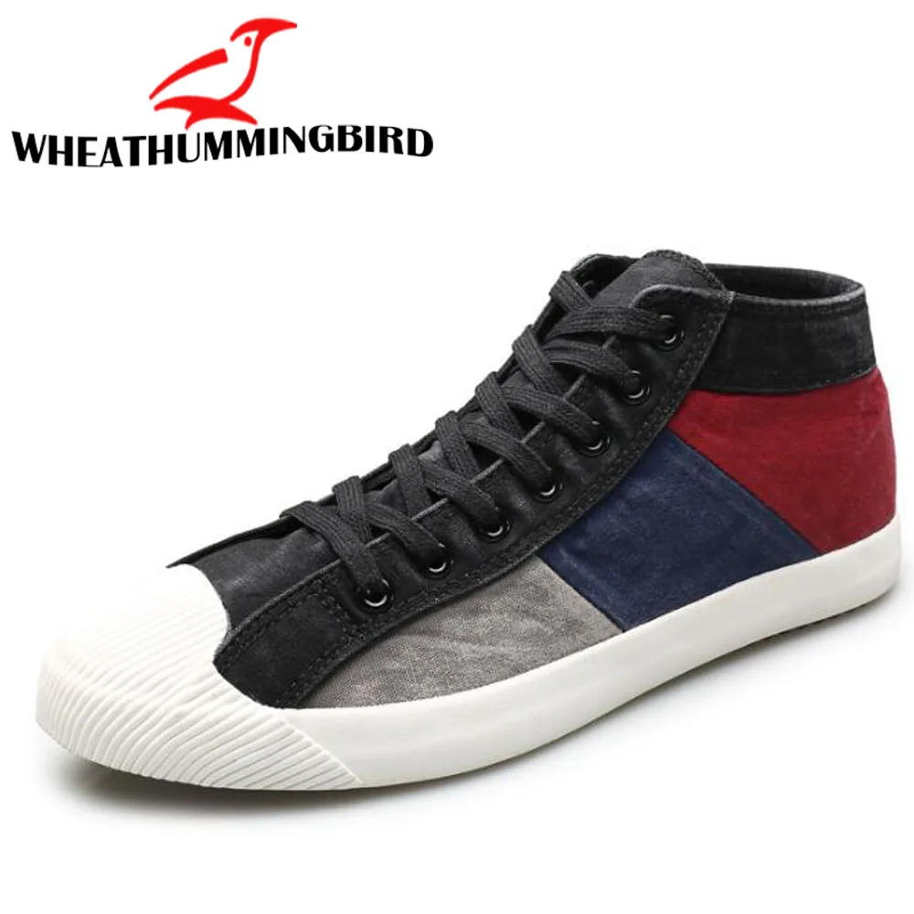 Мужские туфли на шнуровке повседневная обувь плоская подошва дышащие высокие