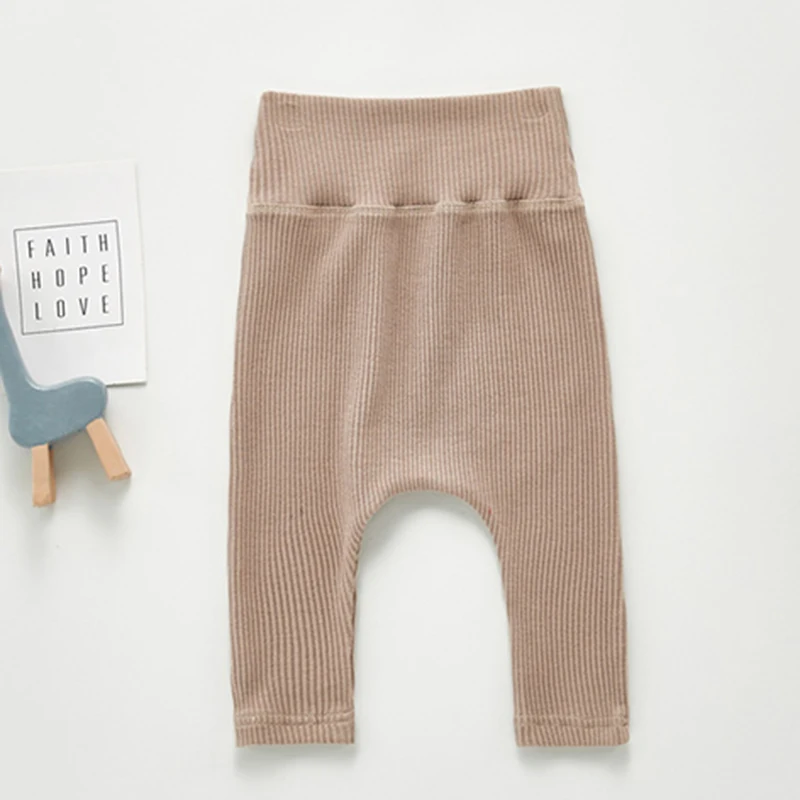 Хлопковые длинные штаны в Корейском стиле для новорожденных девочек Осенние