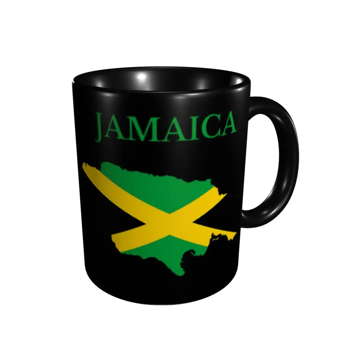 

Promo Jamaica Flag Map Mugs Vintage Cups Mugs Print Humor Graphic R282 tea cups