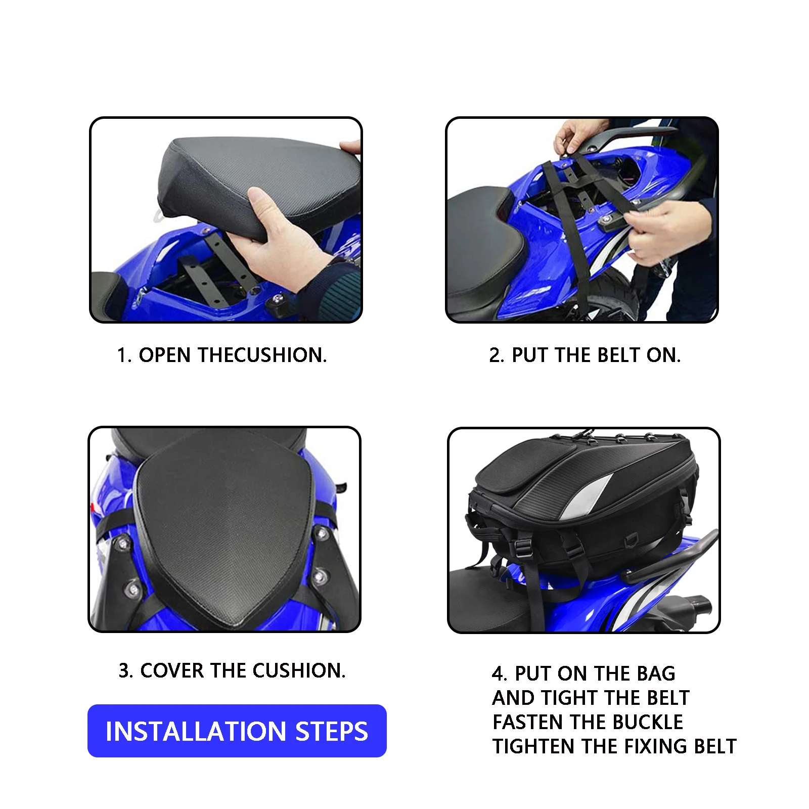 

Motorcycle Bag Waterproof Moto Motorcycle Tank Bag Motorcycle Backpack Multi-functional Luggage Tail Bag Motorcycle Accessories