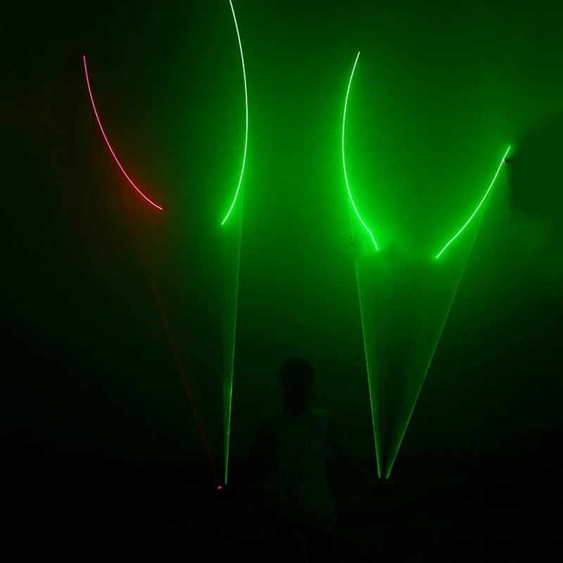 Светодиодные лазерные перчатки зеленый красный цвет вихревые мужские с 2