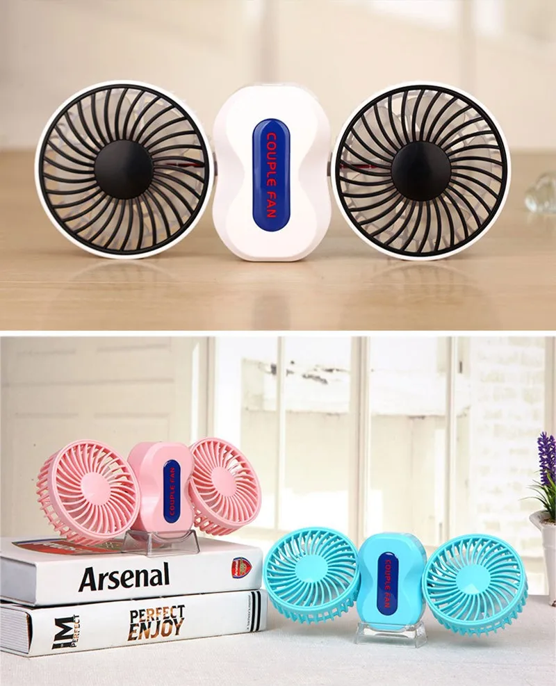 

Portable USB Folding Handheld Fan Dual Motor Folding Charging Mini Fan
