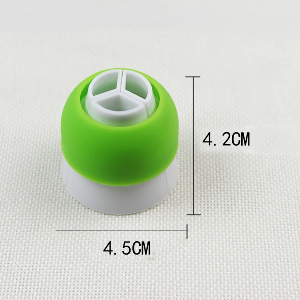 

1 PCS Cake Fondant Cookie Tools Kitchen Accessories Three-color Converter Mouth Converter Conversion Head Cake Shop Supplies