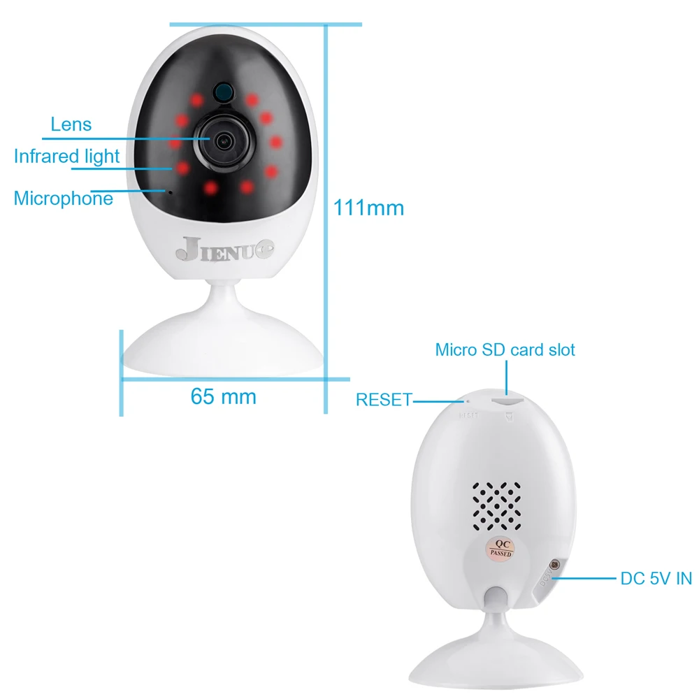 WIFI ip-камера Беспроводная HD 1 44 мм линза Xmeye Icsee Двусторонняя камера