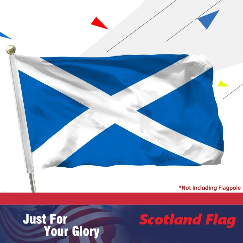 3 фута х 5 футов шотландский крест флаг Святого эндроза Государственный подвесной