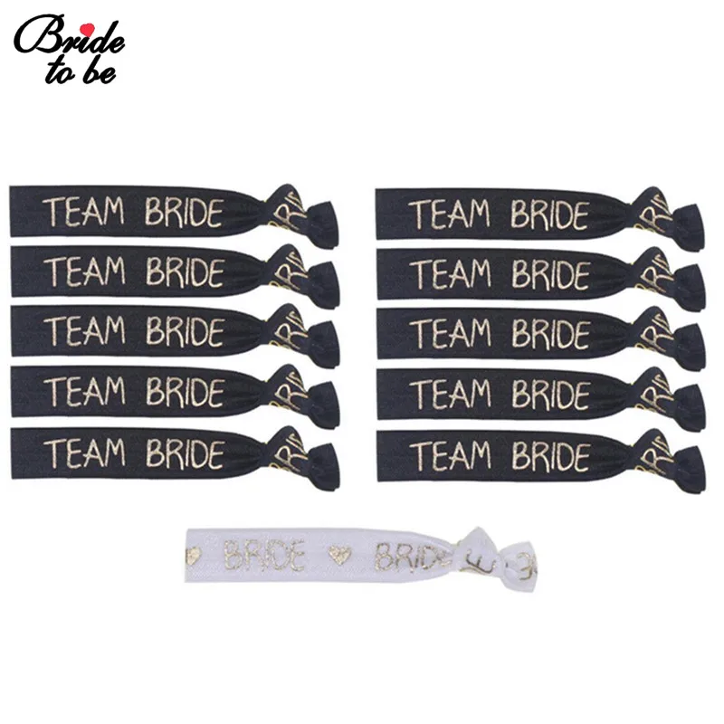 Невеста 11 шт. девичник фотосессия команда искусственная ручная лента куриная