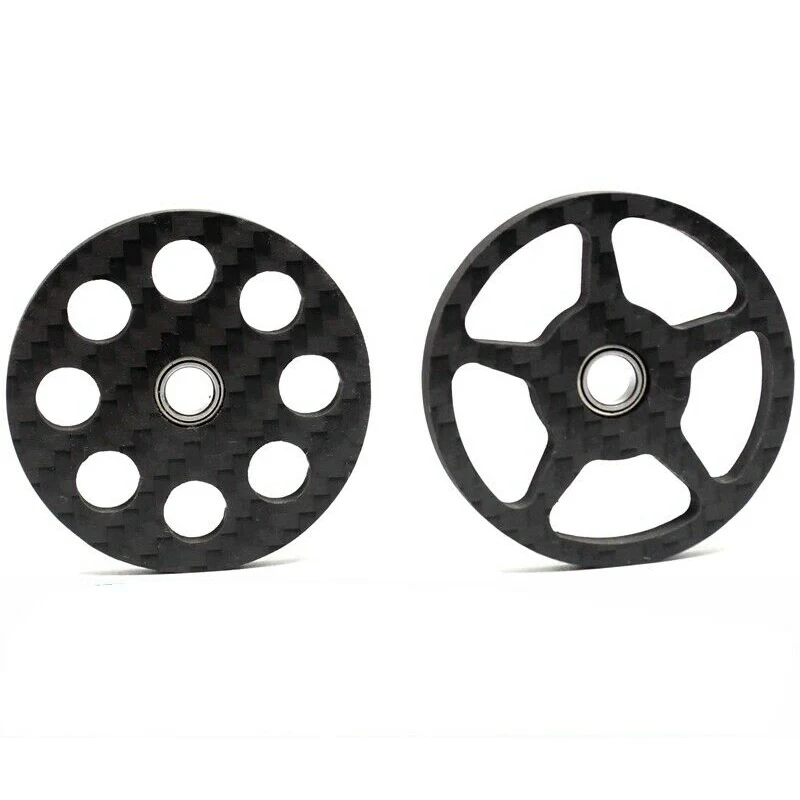 Велосипедный шкив TWTOPSE из углеродного волокна с подшипником Ti оси болта легкое