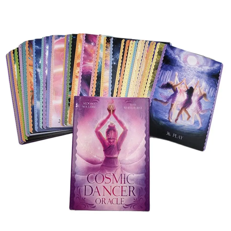 

Cosmic Dancer Oracle Cards Family Party Witch Mysterious Divination Fate Gameplay Tarot Deck Board Game Entertainment Playing