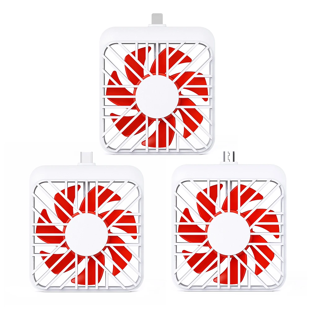 

Travel ABS Cell Phone Mini Fan Portable Mobilephone Cooling Cooler for Micro USB Type C Mobile Phone Accessories