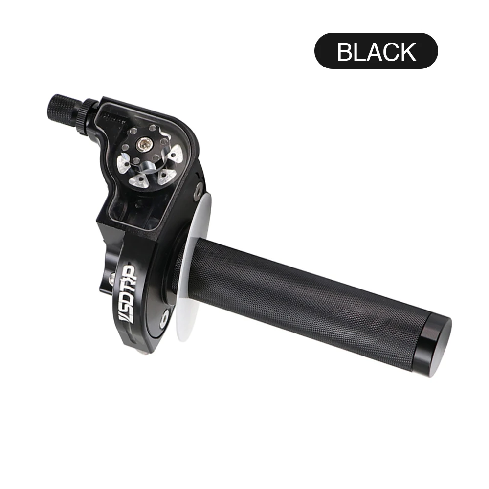 

ZSDTRP 22 мм CNC алюминиевые рукоятки дроссельной заслонки для мотоцикла Тормозная газовая Ручка Дроссельной заслонки для Kawasaki внедорожника Kayo 110-250cc