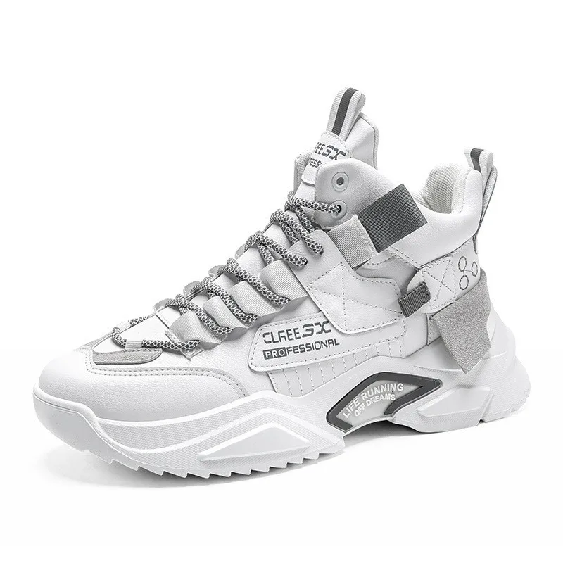 

Large Size Men Walking Trainer Casual Shoes Men Breathable Retro Couple Sneakers Chunky Dad Shoes Luminous Fashion Men Sneakers