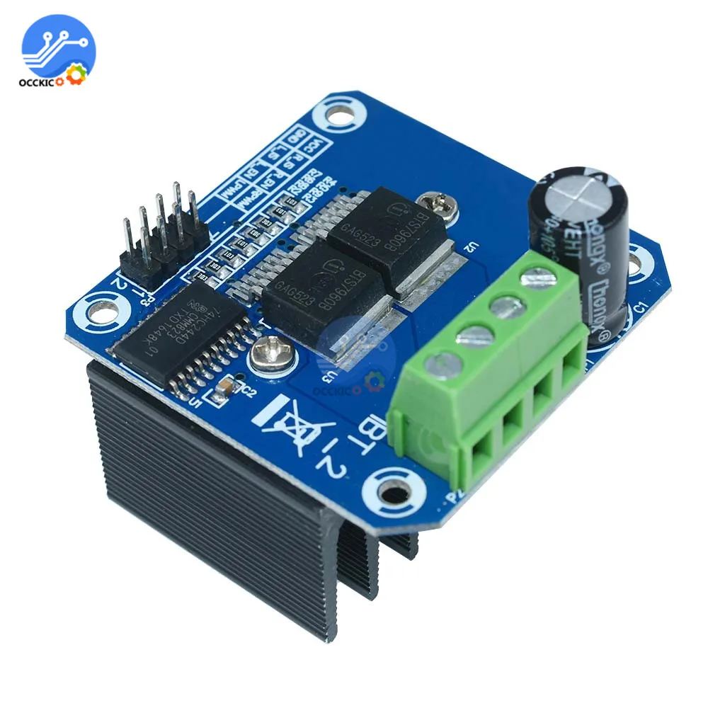Плата драйвера двигателя BTS7960B плата управления для высокомощного