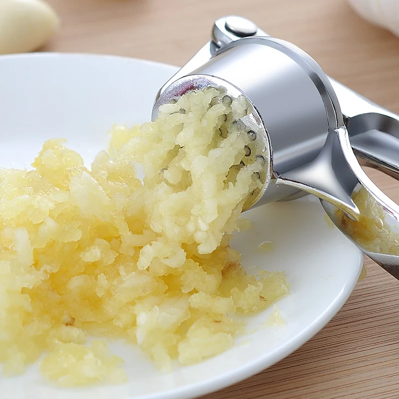 Кухня нержавеющая сталь Чеснок Пресс дробилка для домашнего приготовления