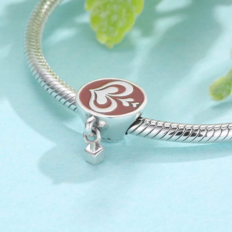

2021 New 925 Sterling Silver Perfect Summer Iced Dessert Food Charms Pendant DIY Bracelets Jewelry Making Handmade Enamel Beads