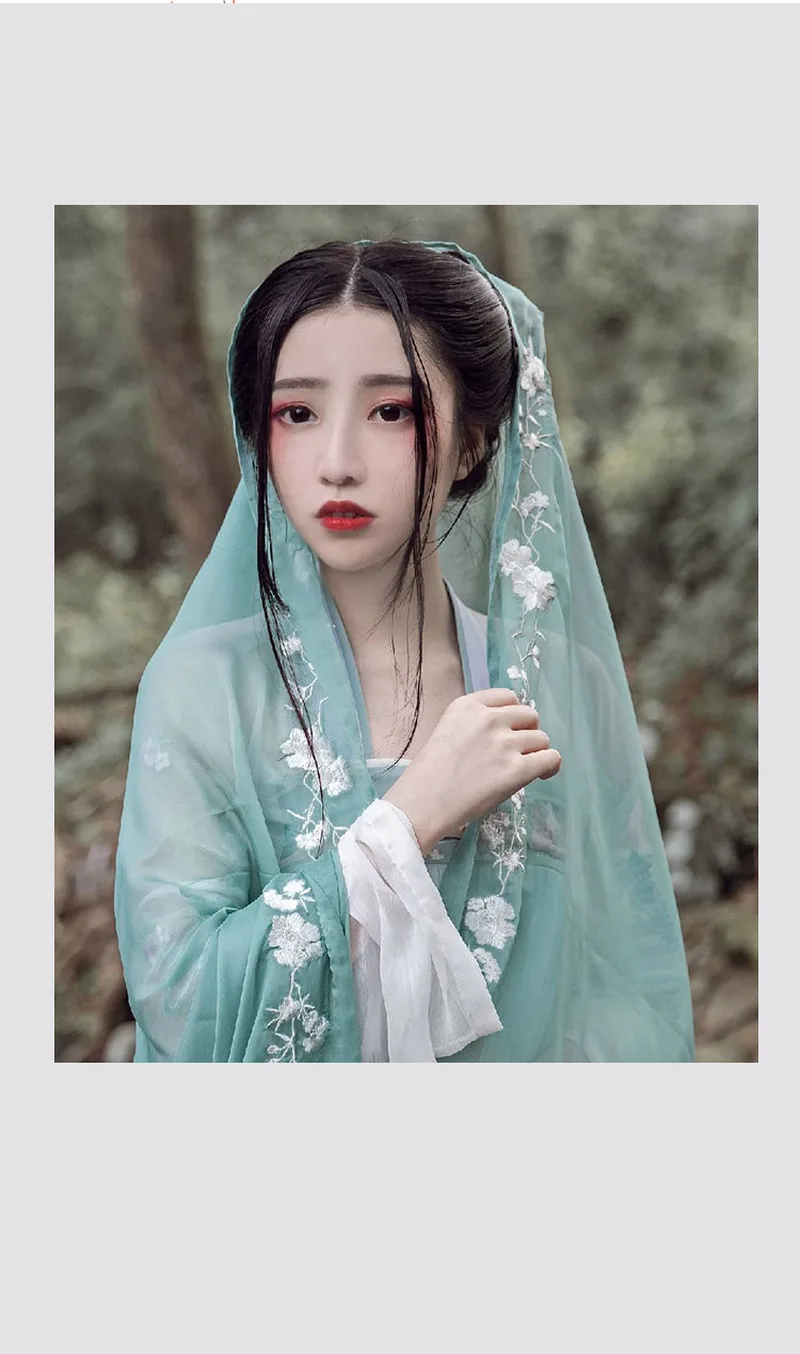 Новинка 2019 китайское платье старинное женское Hanfu традиционное костюм тан для