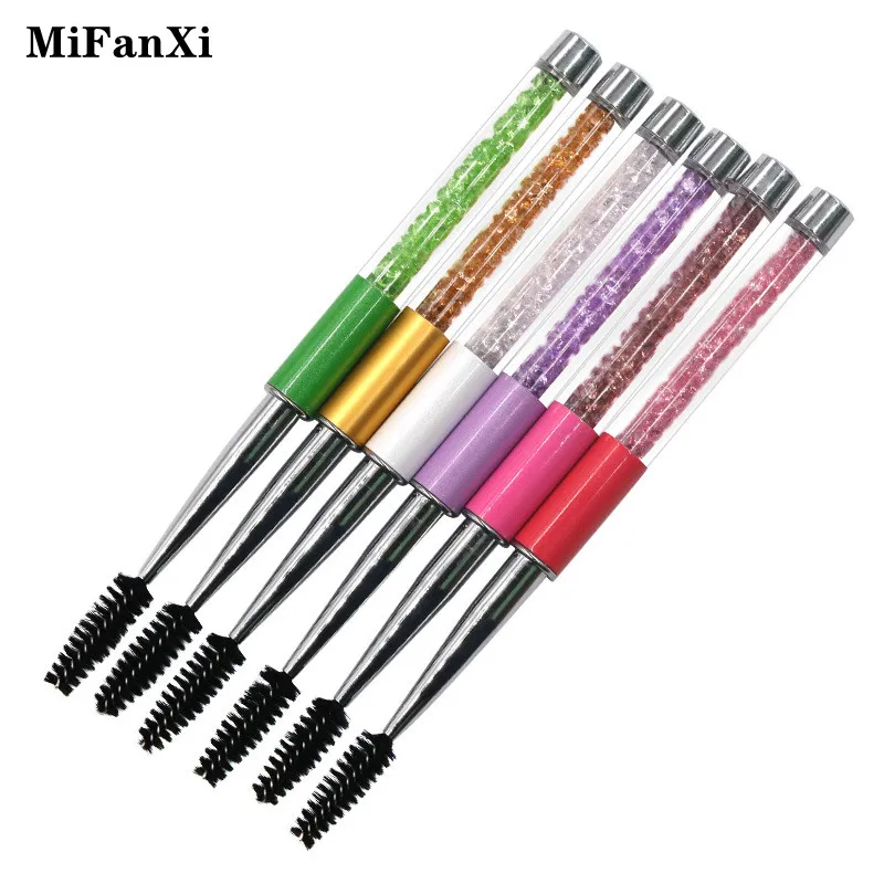 

Eyelash Brushes Spiral Wand Mascara Applicator Extension Spooler Cosmetic Comb Eyes Makeup Tools Acrylic Handle