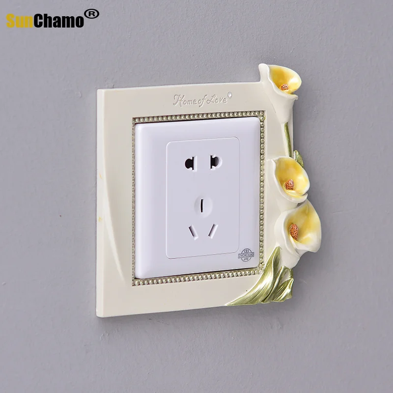 Европейские настенные наклейки из смолы креативные Современные Простые на