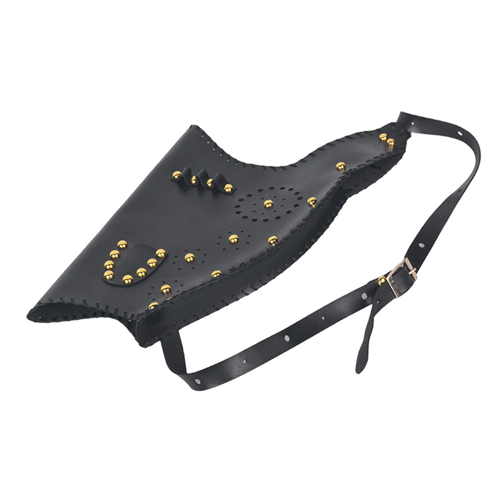

Arrow Bag Metal Rivets Exquisite Workmanship Arrow Storage Bag Portable Shooting Pouch Leather Arrow Holder For Outdoor Sport