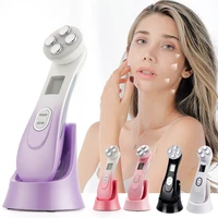 5 in 1 rf radio frequency ems skin tightening rejuvenation anti wrinkle ultrasonic vibration ion face lifting beauty equipment