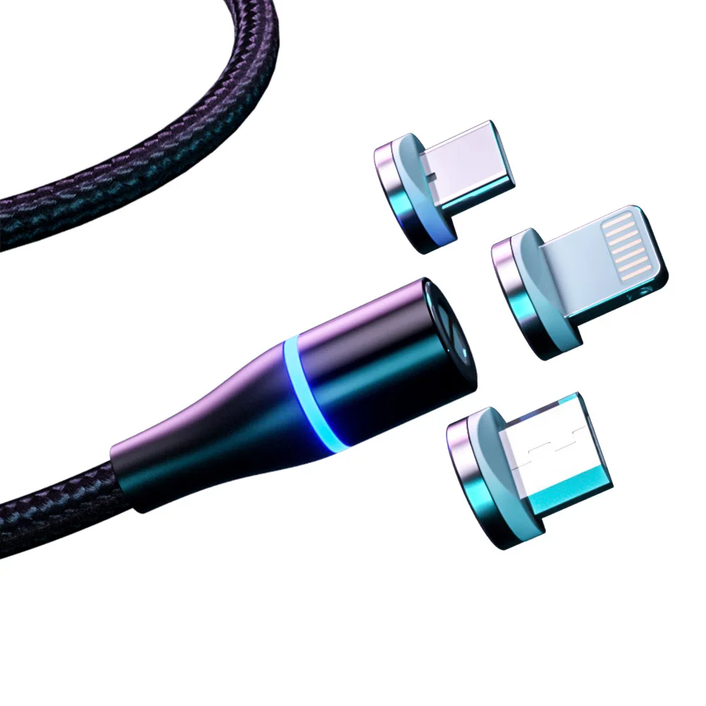 Магнитный Micro USB кабель TEAEGG 3А для iPhone Android мобильных телефонов быстрая зарядка usb