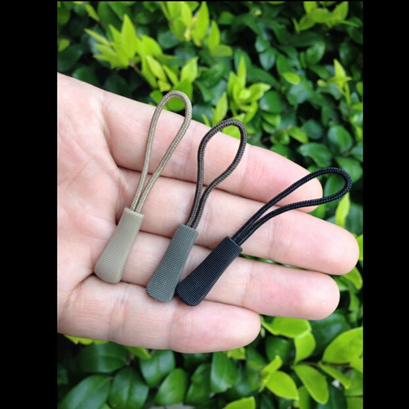 

5 PCS EDC Zipper Pull Cord Rope Pullers Zip Puller Replacement Ends Lock Zips Bags Clip Buckle Travel Accessories
