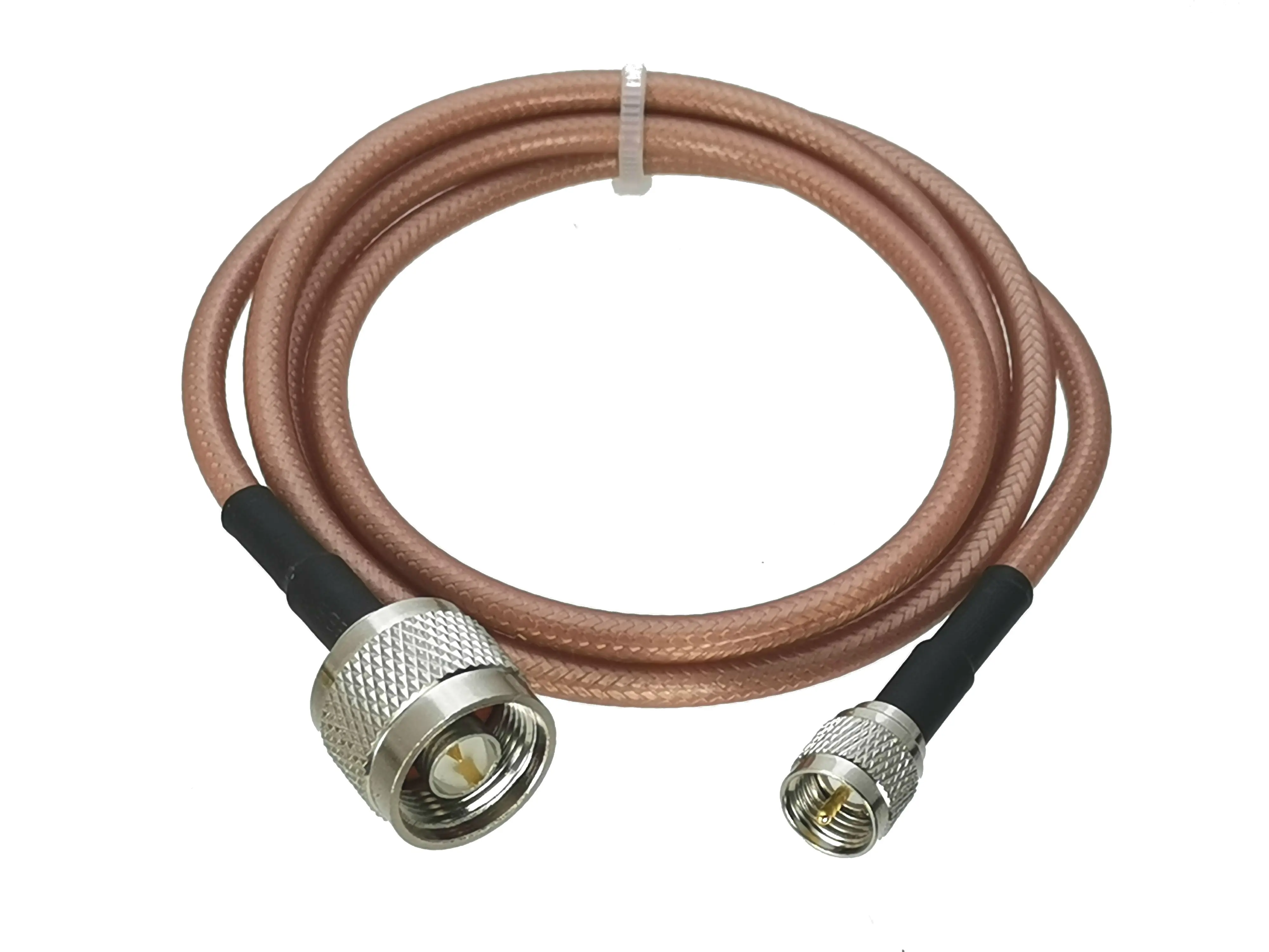 1 шт. RG142 Mini UHF MiniUHF штекер к N Штекерный разъем прямой радиочастотный 6 дюймов ~ 10