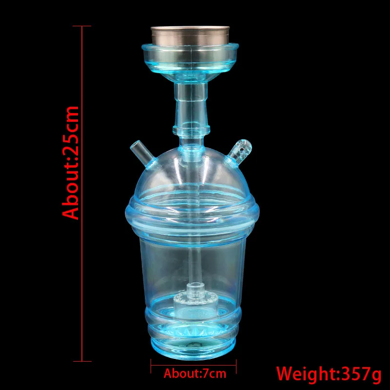 1 набор курительная труба прозрачный Мини Кальян водопровод пластиковый