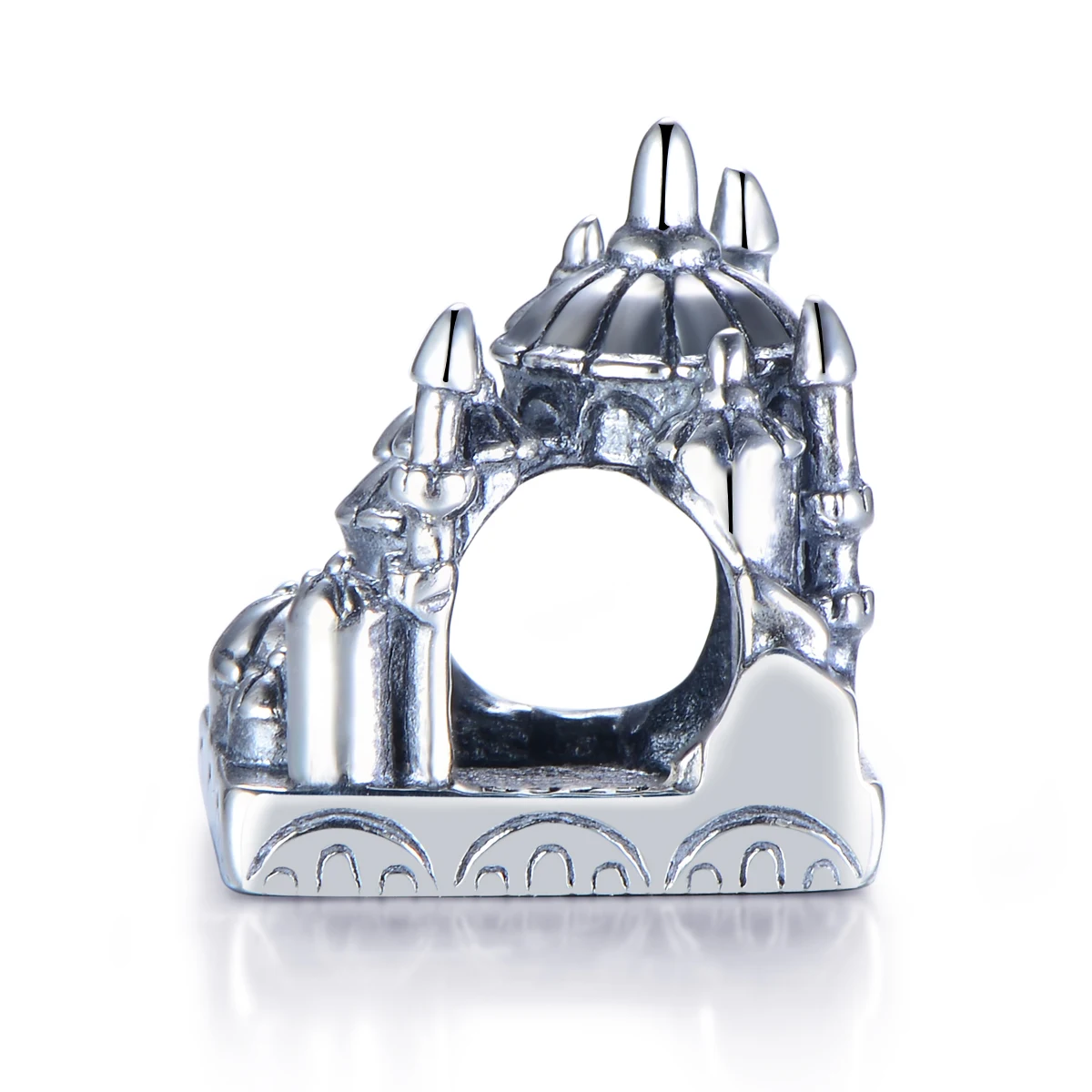 925 стерлингового серебра браслеты с подвесками и замка в винтажном стиле Софии