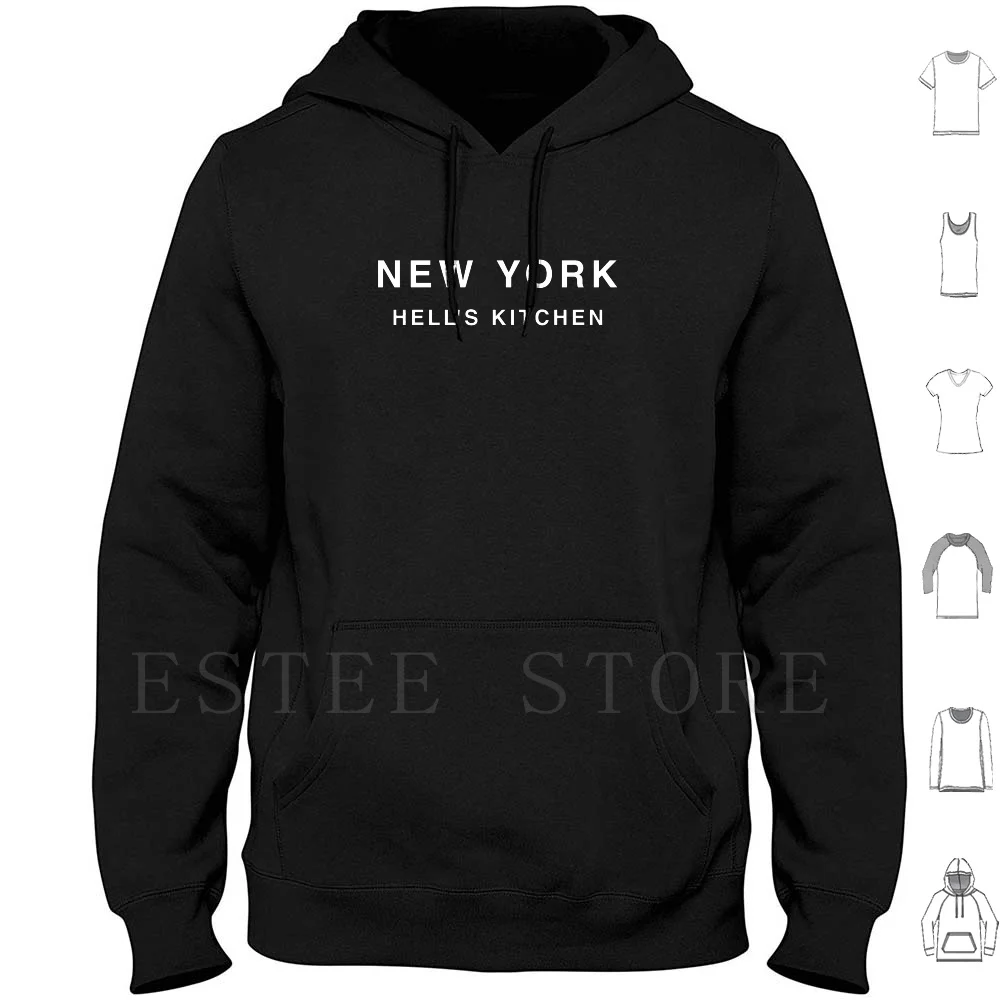 

New York | Hell's Kitchen Толстовка с длинным рукавом Ny New York Hells Kitchen Hells Upper East Side The Bronx Soho