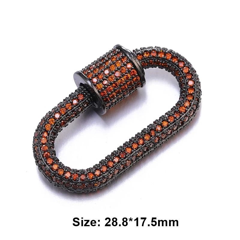 Metal Black As photo Juya DIY застежки для ювелирных изделий, принадлежности, Застежка ручной работы, застежка для лобстера, аксессуары для роскошного рукоделия, бисероплетение, изготовление ювелирных изделий - Цвет: Metal Black As photo