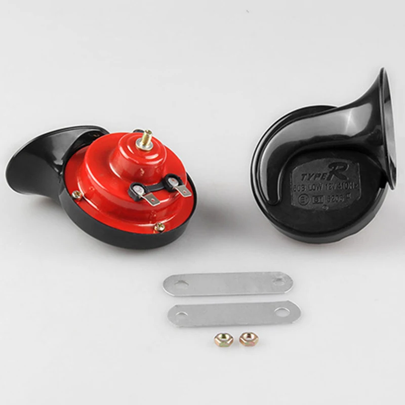 1 Pair Universal 12V105db Snail Air Motorcycle Horn Siren Loud for Car Truck Motorbike Waterproof car accessories | Автомобили и