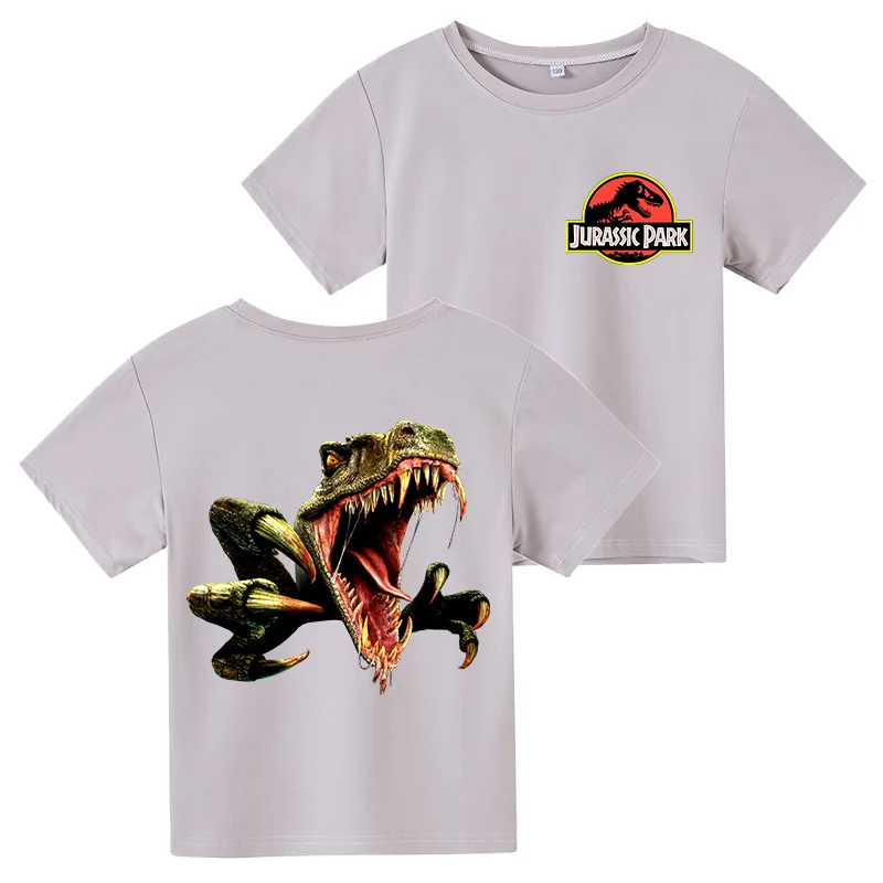 

Kids Cotton T-Shirts Dinosaur Movie Tee for Boys Girls Children Tops Summer Short Sleeve T Shirt Child Clothes
