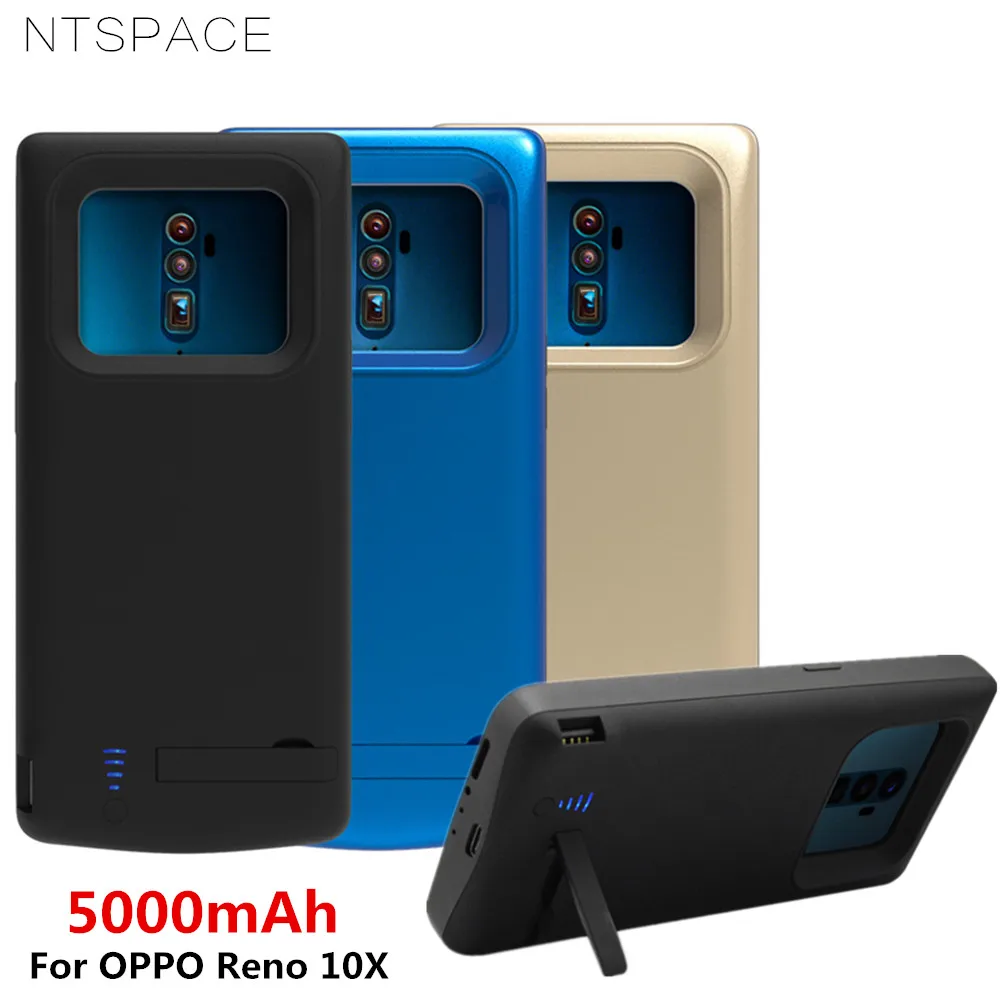Чехол с резервным аккумулятором для OPPO Reno 10X чехол внешним 5000 мАч
