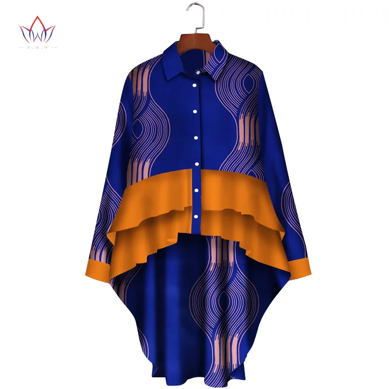 Bintarealwax модная африканская рубашка для женщин Дашики сращенная одежда базин