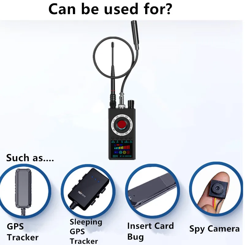 spy things bug detector wiretap mini hidden camera gps gsm tracking eavesdropping pinhole devices finder magnet detection free global shipping