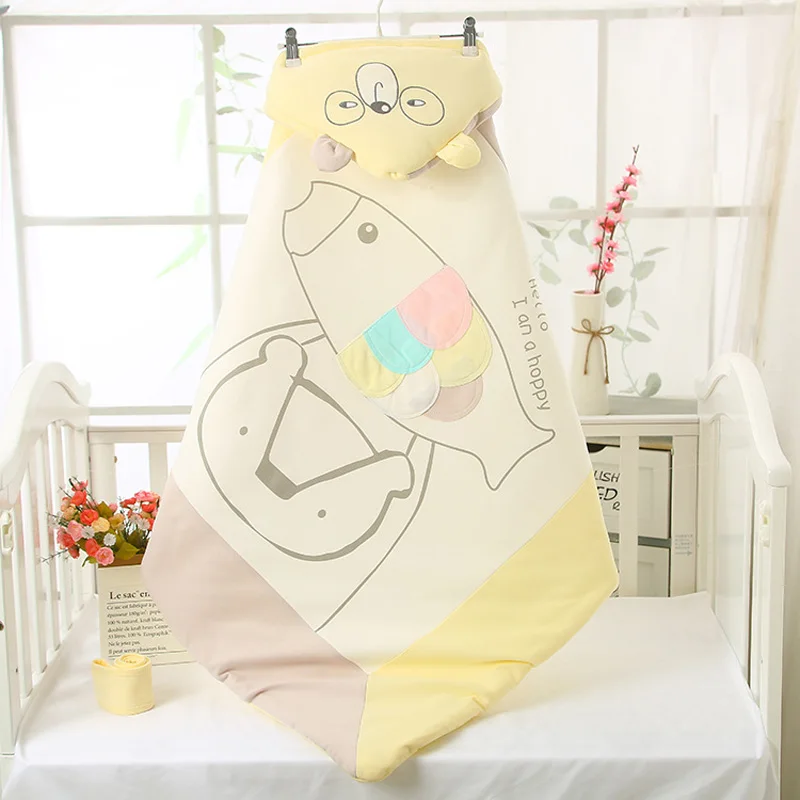Мягкий Пеленальный детский спальный мешок для новорожденных Хлопковое одеяло